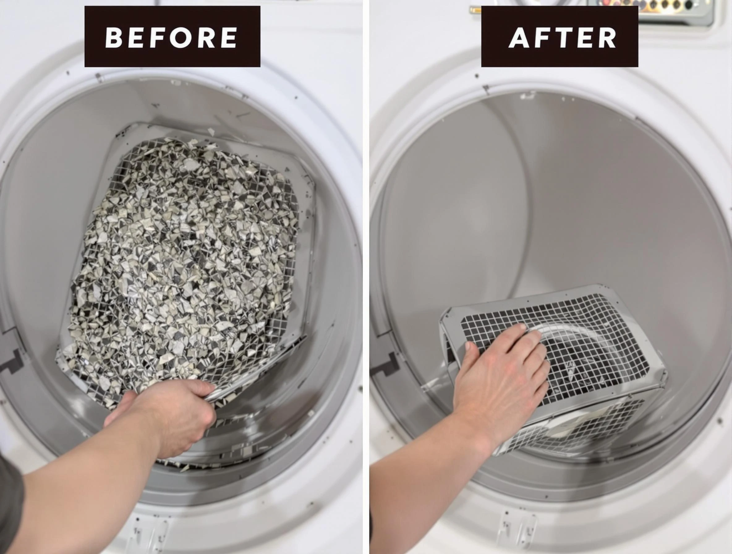 Professional lint trap cleaning by Homewood Dryer Vent Cleaning in Homewood