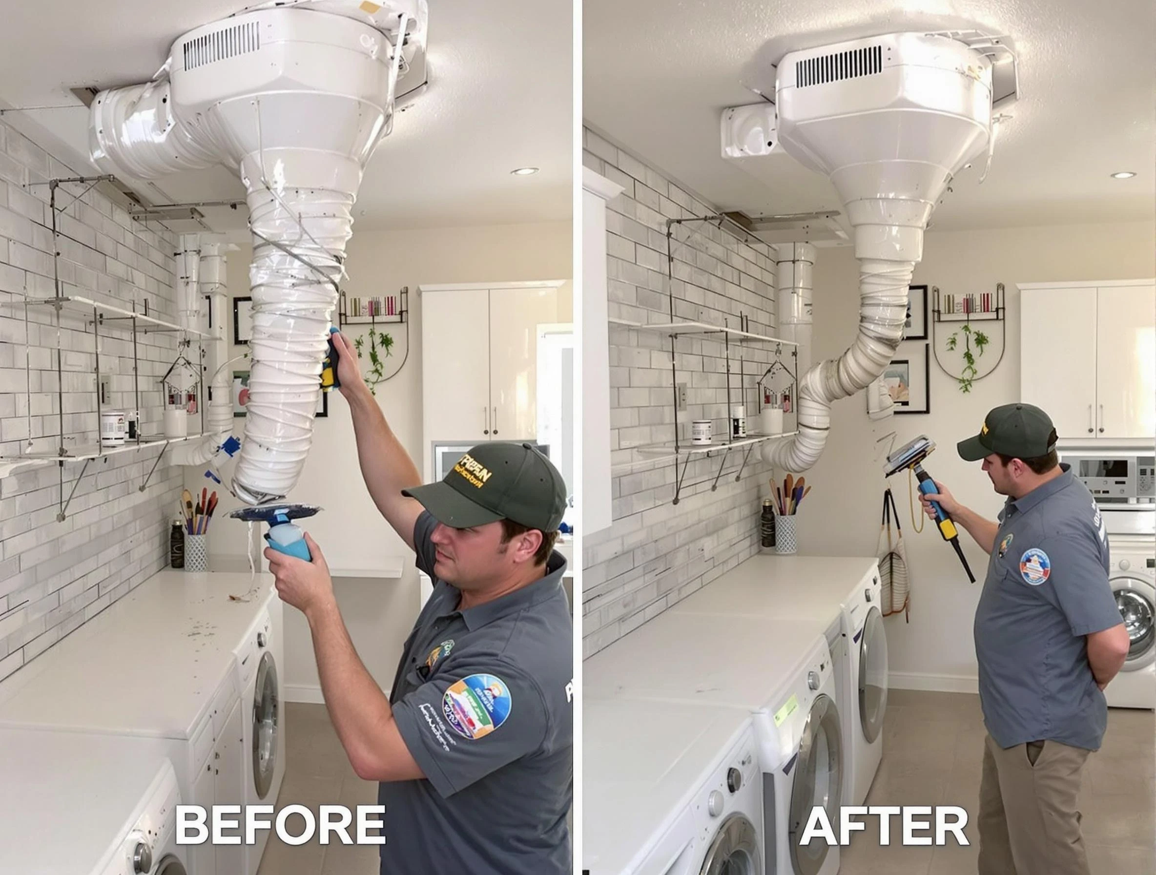 Professional dryer exhaust vent cleaning by Homewood Dryer Vent Cleaning in Homewood