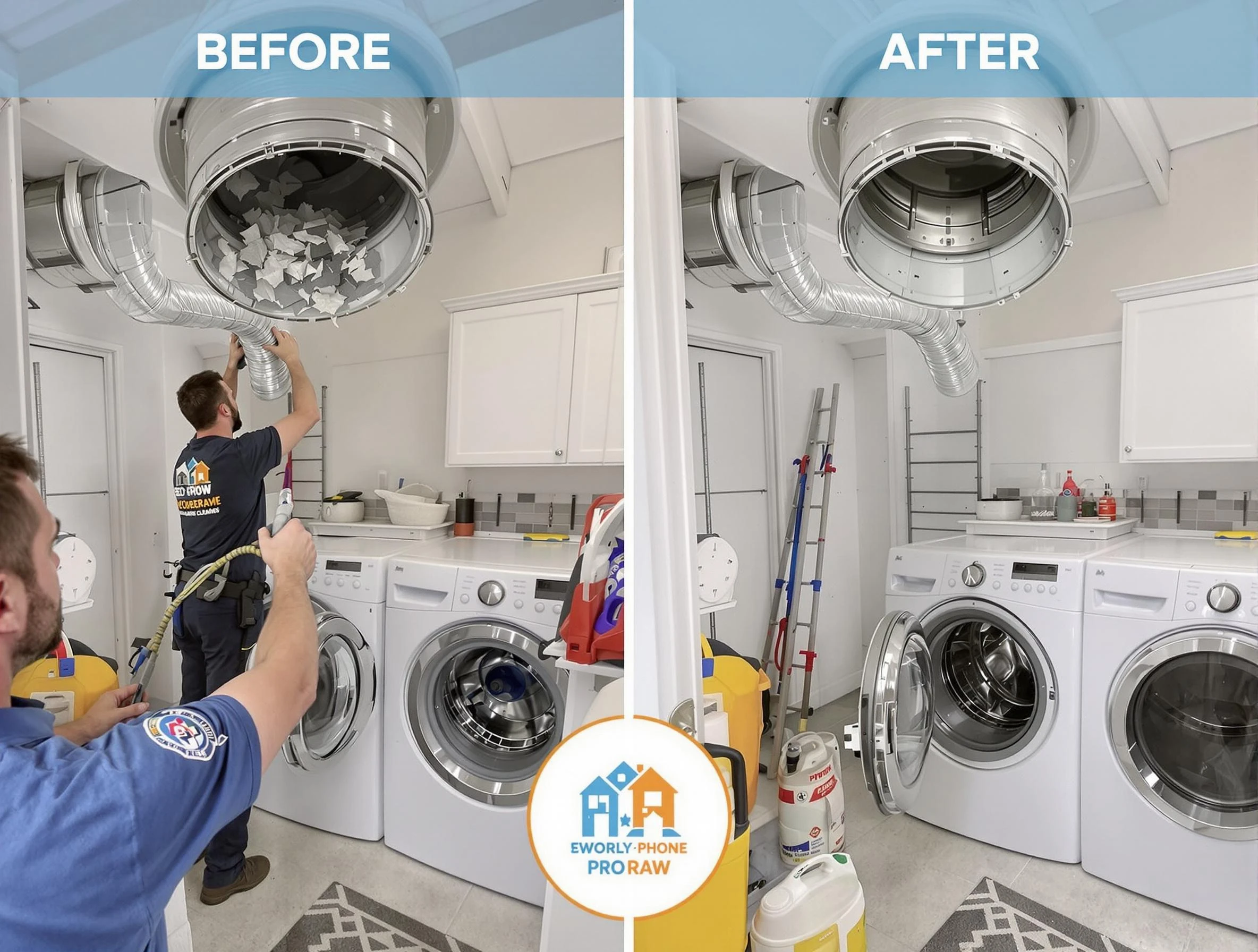 Residential dryer vent cleaning by Homewood Dryer Vent Cleaning in Homewood